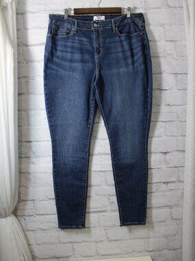 Denizen by Levi's 42x30 Medium Wash Denim Blue High Rise Skinny Jeans